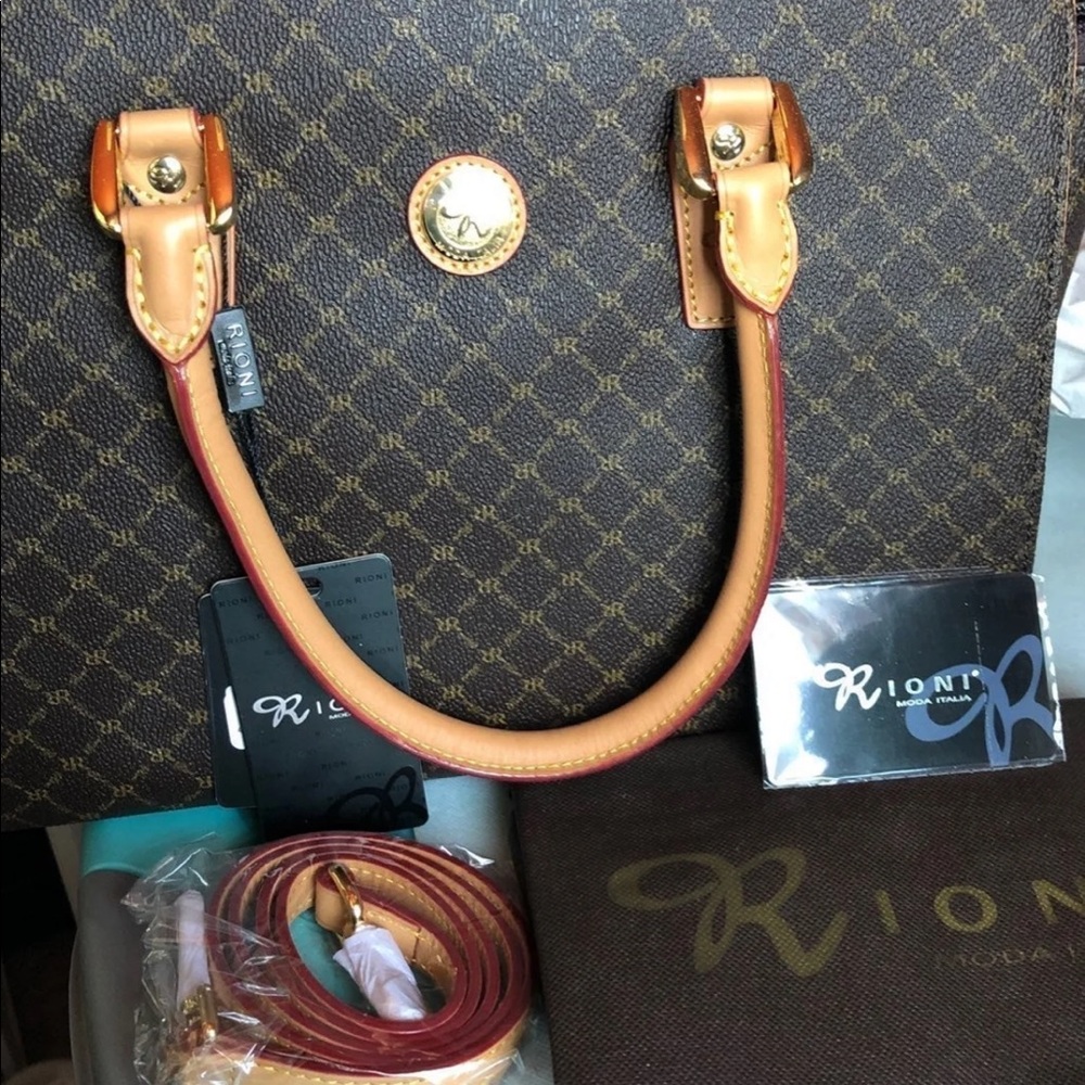 NEW Rioni Leather Handbag - Picture 3 of 5